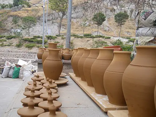 Sille vadisinin tepeden genel görünümü