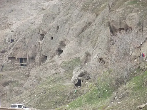 Vadi yamacındaki yerleşim dokusu